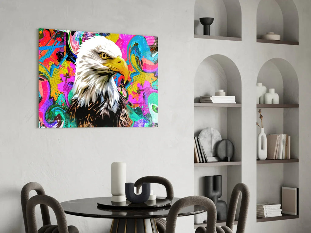 Eagle Eye Glass Wall Art - LUXARTDECO