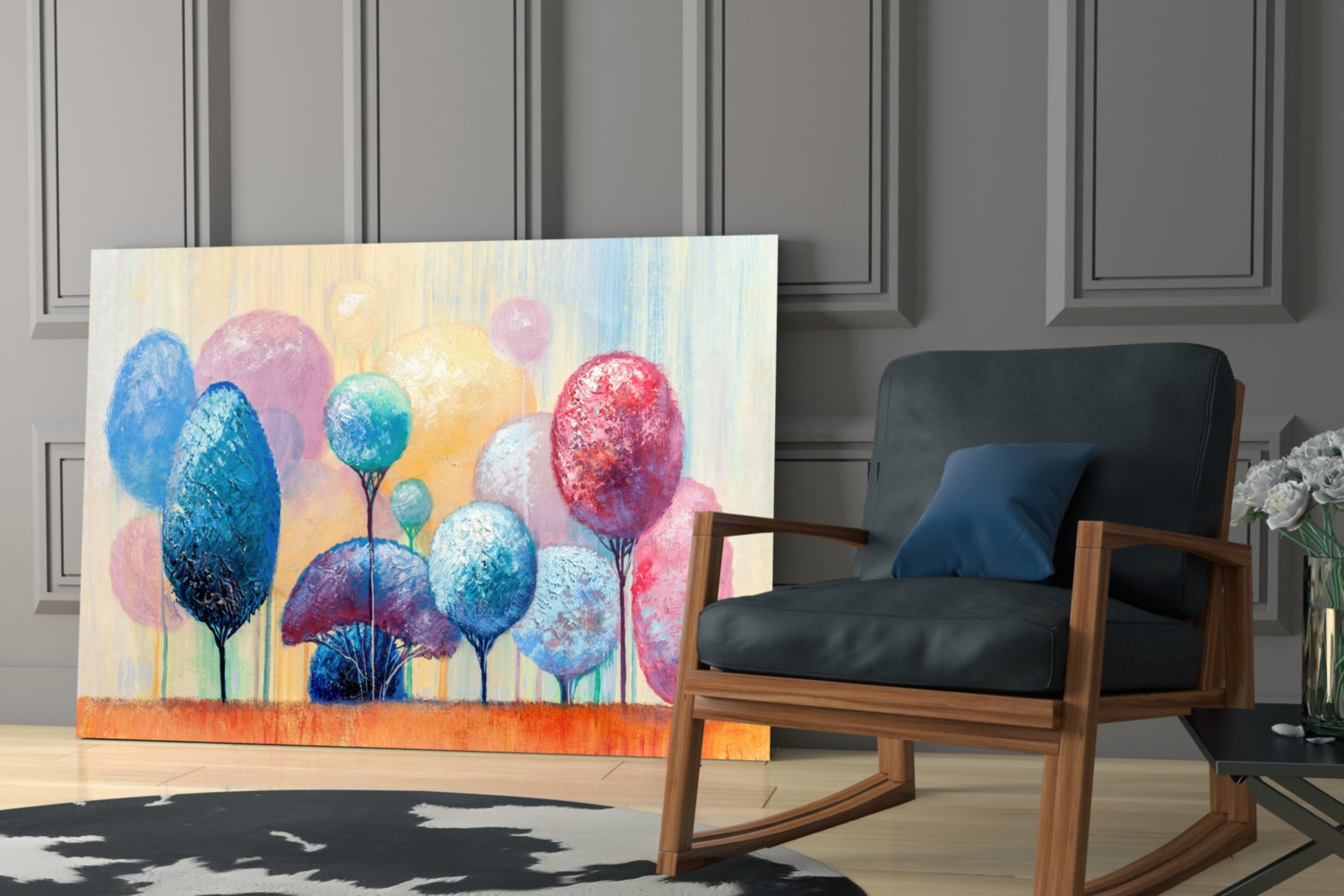 Trees of a Dream Glass Wall Art