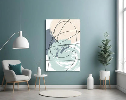 Chaotic Glass Wall Art - LUXARTDECO