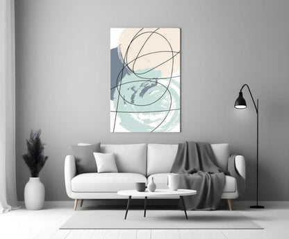 Chaotic Glass Wall Art - LUXARTDECO