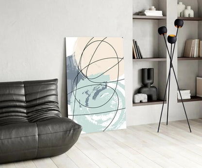 Chaotic Glass Wall Art - LUXARTDECO