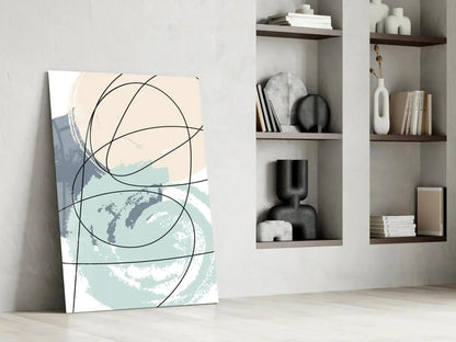Chaotic Glass Wall Art - LUXARTDECO