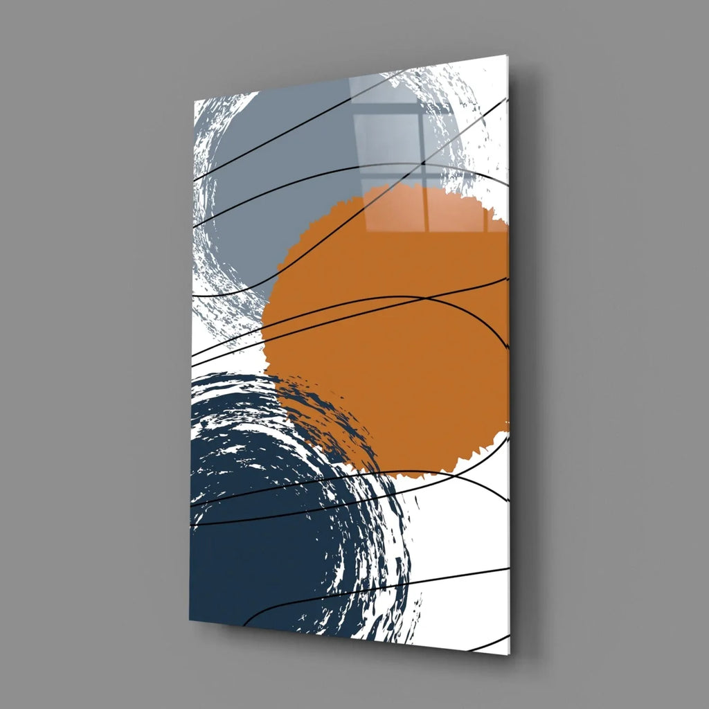 Chaotic Glass Wall Art - LUXARTDECO