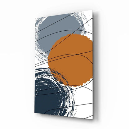 Chaotic Glass Wall Art - LUXARTDECO
