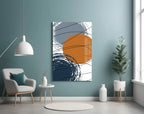 Chaotic Glass Wall Art - LUXARTDECO