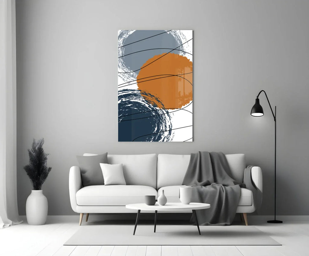 Chaotic Glass Wall Art - LUXARTDECO