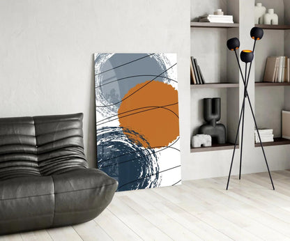 Chaotic Glass Wall Art - LUXARTDECO