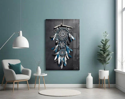 Dreamcatcher Glass Wall Art - LUXARTDECO