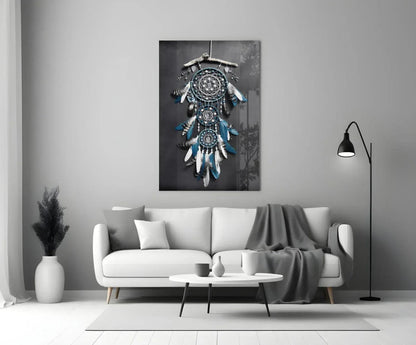 Dreamcatcher Glass Wall Art - LUXARTDECO