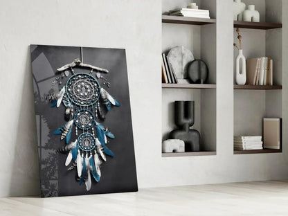 Dreamcatcher Glass Wall Art - LUXARTDECO