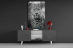 Leopard Glass Wall Art - LUXARTDECO