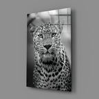 Leopard Glass Wall Art - LUXARTDECO