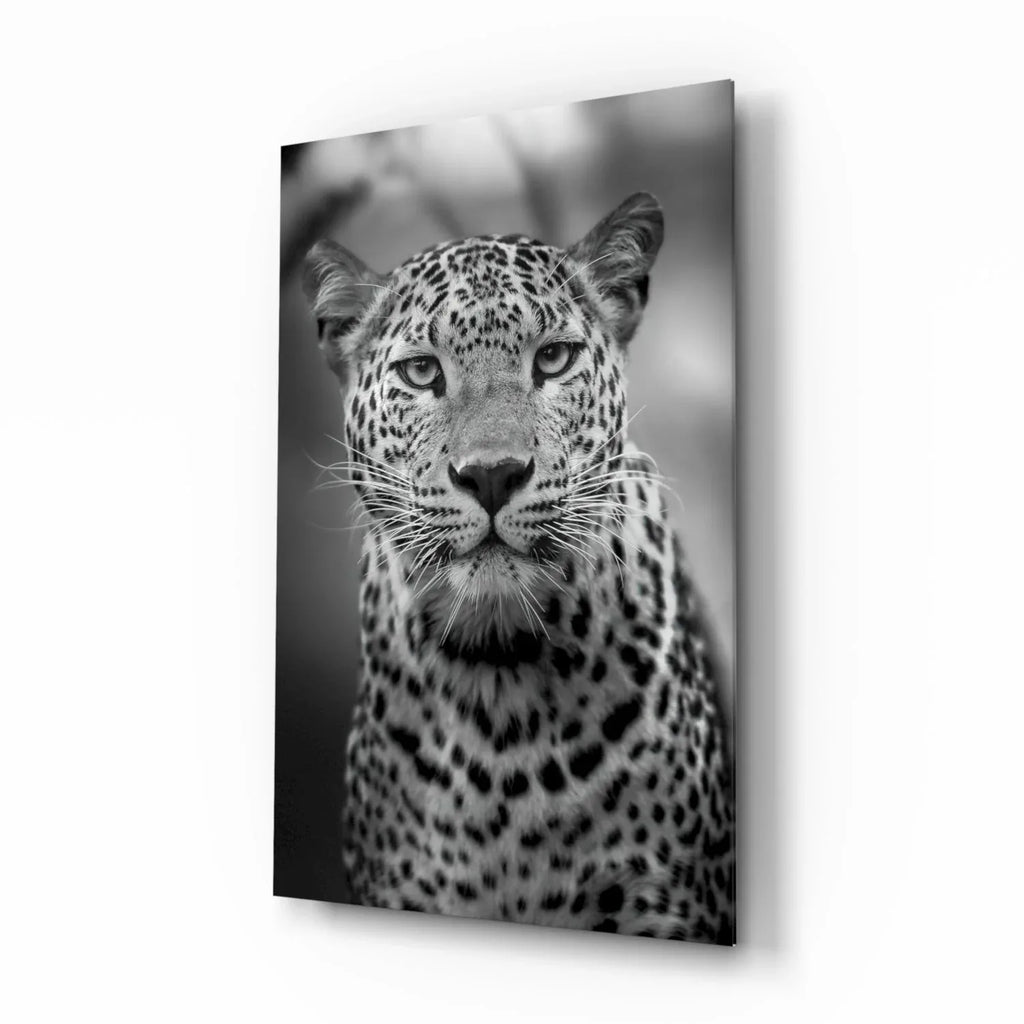Leopard Glass Wall Art - LUXARTDECO