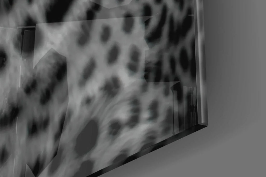 Leopard Glass Wall Art - LUXARTDECO