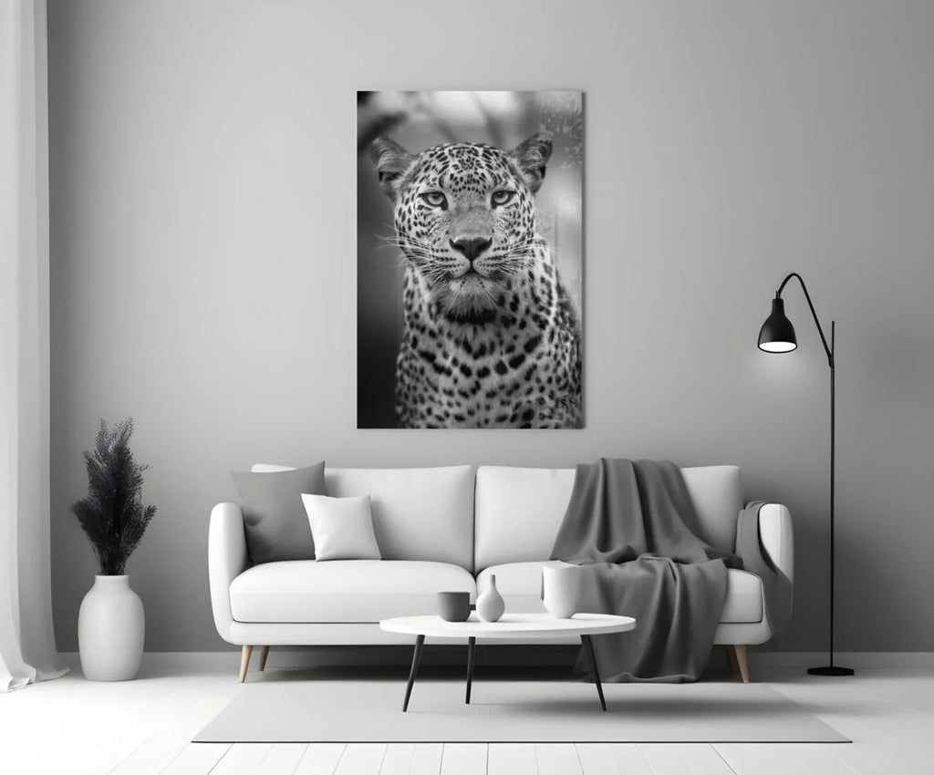 Leopard Glass Wall Art - LUXARTDECO