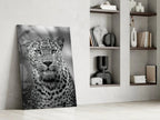 Leopard Glass Wall Art - LUXARTDECO