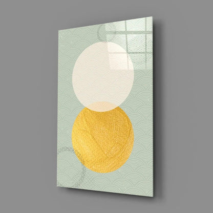 Sun and Moon Glass Wall Art - LUXARTDECO