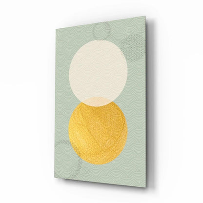 Sun and Moon Glass Wall Art - LUXARTDECO