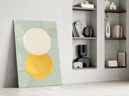 Sun and Moon Glass Wall Art - LUXARTDECO
