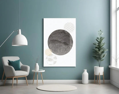 Black Moon Glass Wall Art - LUXARTDECO