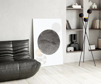 Black Moon Glass Wall Art - LUXARTDECO