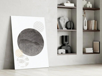 Black Moon Glass Wall Art - LUXARTDECO