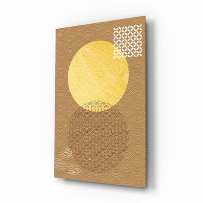 Shadow of the Sun Glass Wall Art - LUXARTDECO