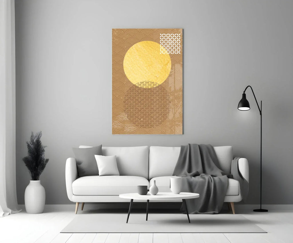 Shadow of the Sun Glass Wall Art - LUXARTDECO