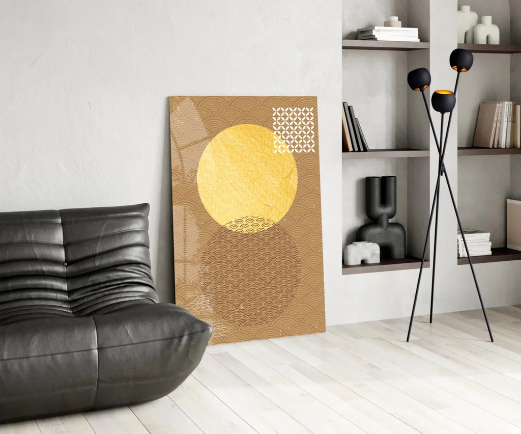 Shadow of the Sun Glass Wall Art - LUXARTDECO