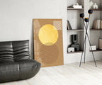Shadow of the Sun Glass Wall Art - LUXARTDECO