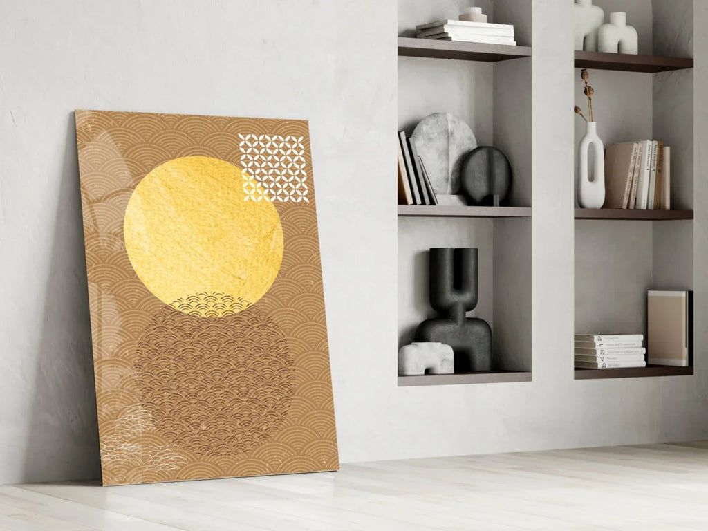 Shadow of the Sun Glass Wall Art - LUXARTDECO