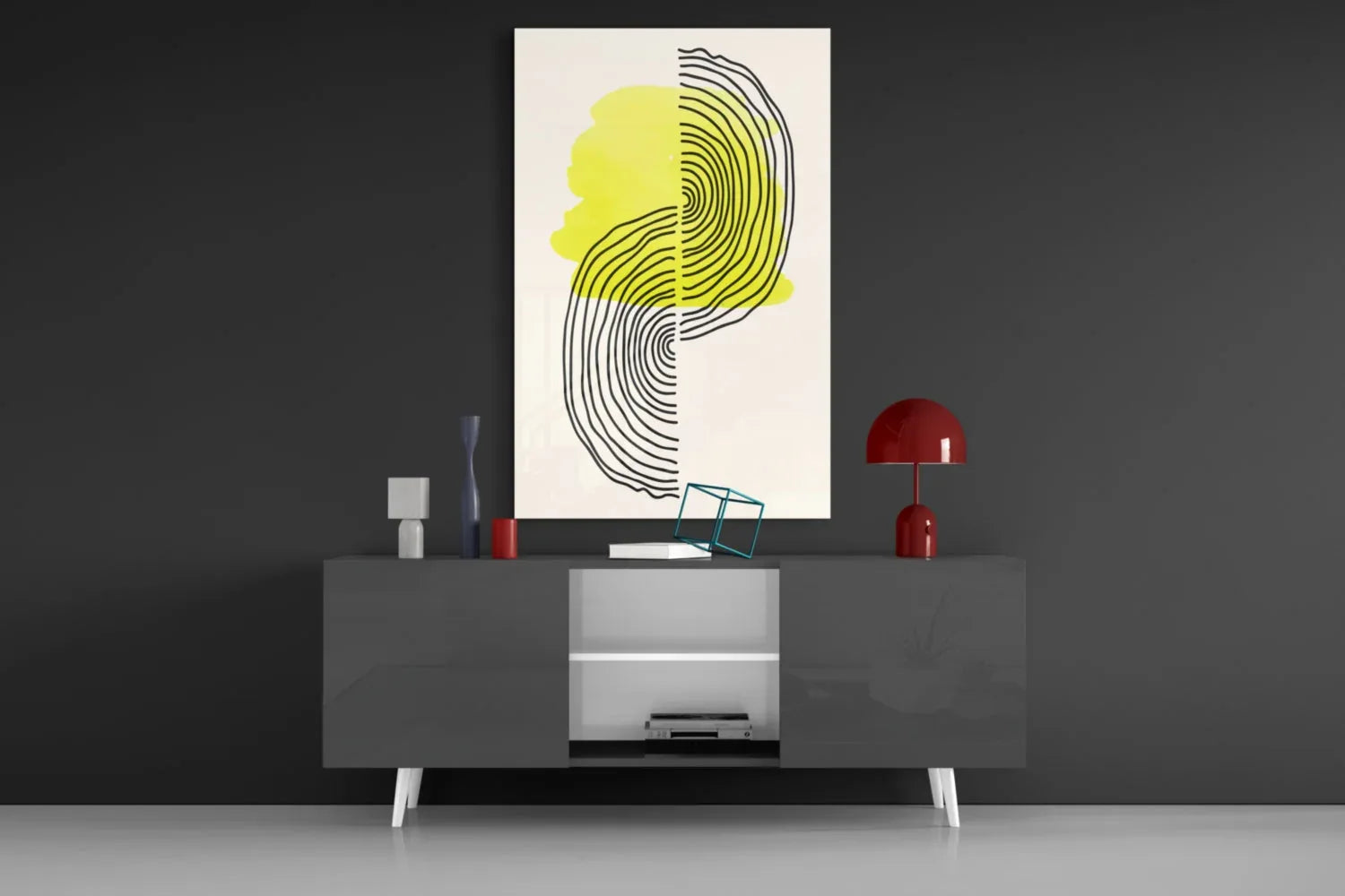Abstract Sun Glass Wall Art - LUXARTDECO