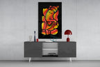 Ganesha Glass Wall Art