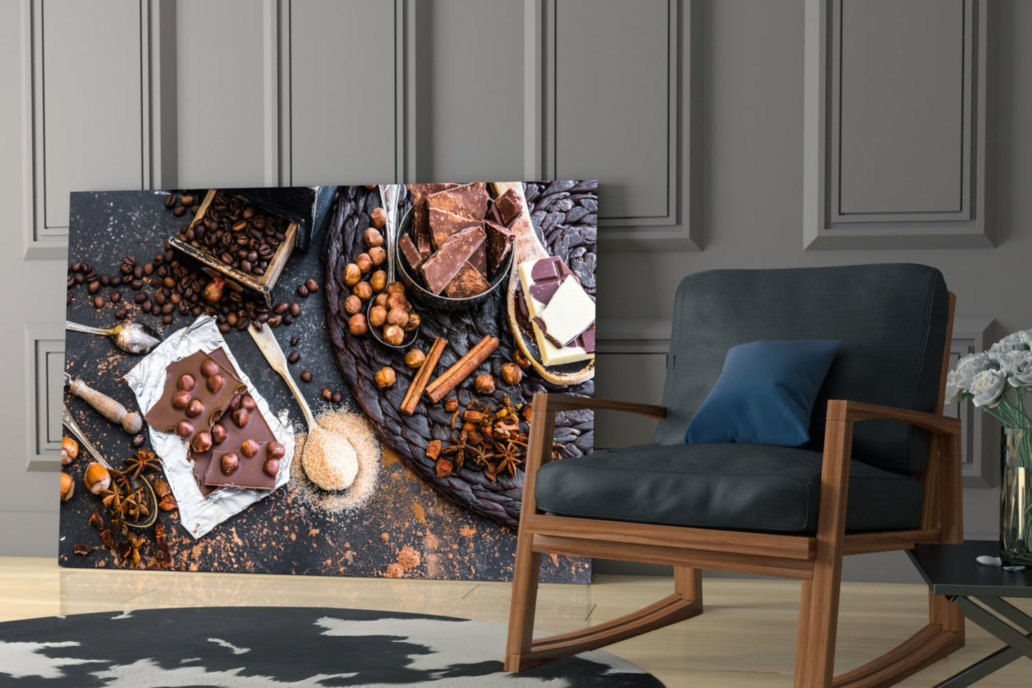 Chocolate Glass Wall Art