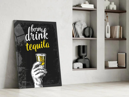 Tequila Glass Wall Art - LUXARTDECO