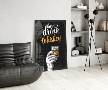 Whiskey Glass Wall Art - LUXARTDECO