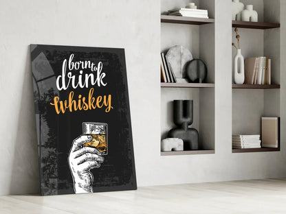 Whiskey Glass Wall Art - LUXARTDECO