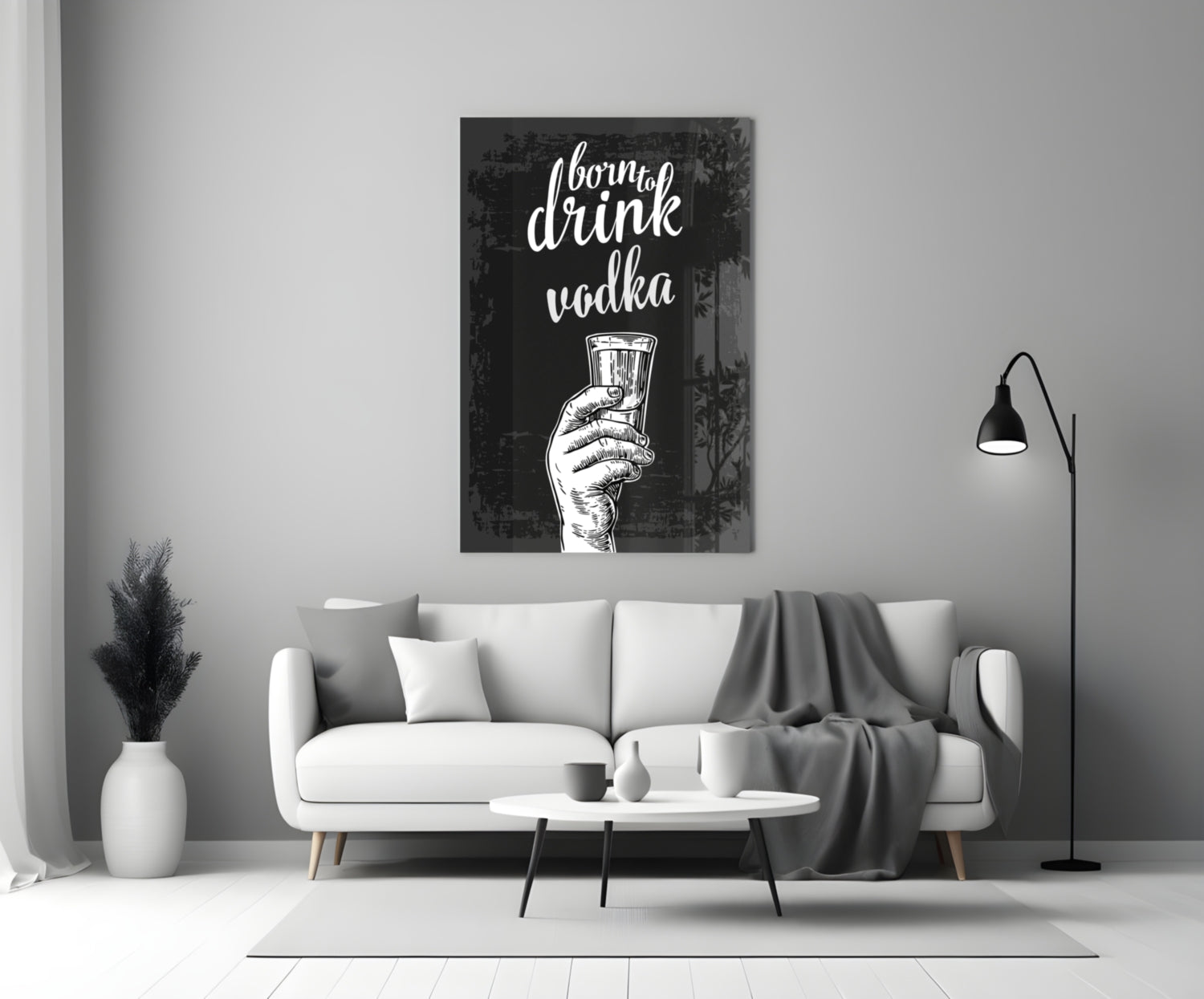 Vodka Glass Wall Art