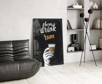Rum Glass Wall Art - LUXARTDECO
