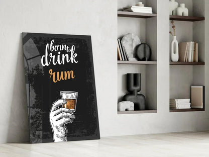 Rum Glass Wall Art - LUXARTDECO