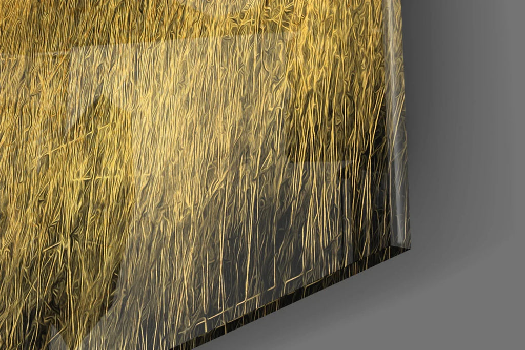 Giraffes Glass Wall Art - LUXARTDECO