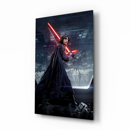 Kylo Ren Glass Wall Art - LUXARTDECO
