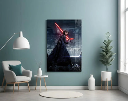 Kylo Ren Glass Wall Art - LUXARTDECO