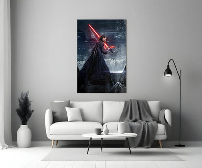 Kylo Ren Glass Wall Art - LUXARTDECO