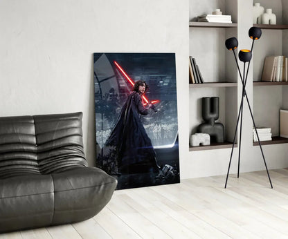 Kylo Ren Glass Wall Art - LUXARTDECO