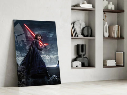 Kylo Ren Glass Wall Art - LUXARTDECO