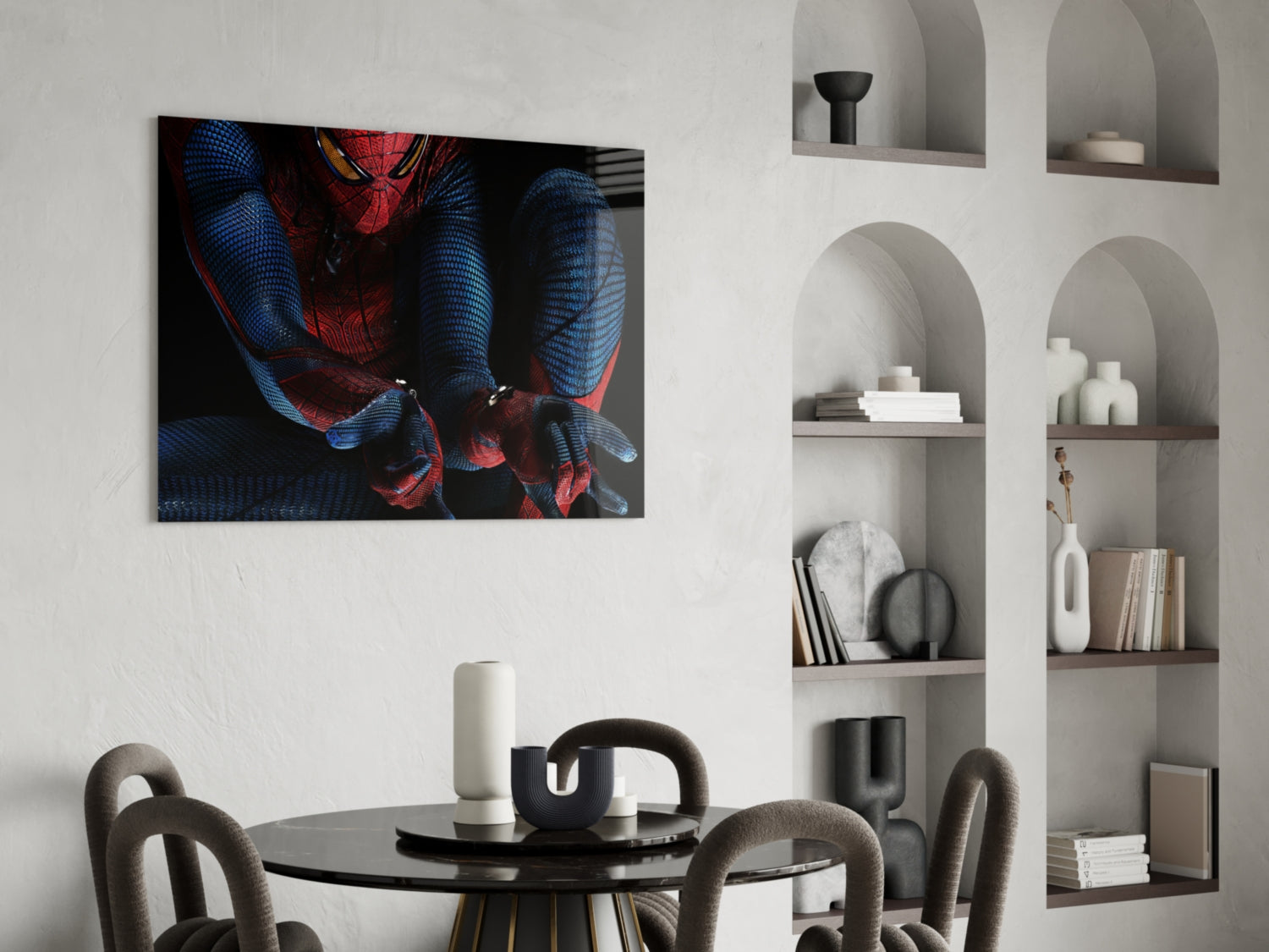 Spider Glass Wall Art