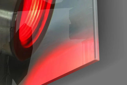 Light Saber Glass Wall Art - LUXARTDECO