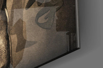 Bruce Lee Glass Wall Art - LUXARTDECO