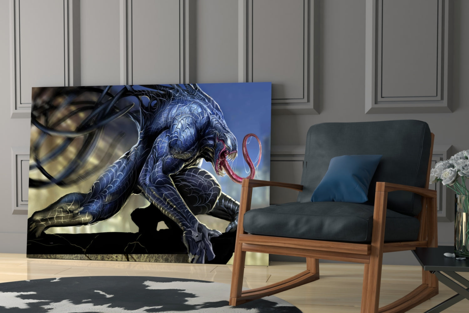 Venom Glass Wall Art